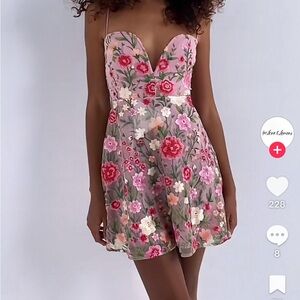 For love and lemons Luna mini dress size M